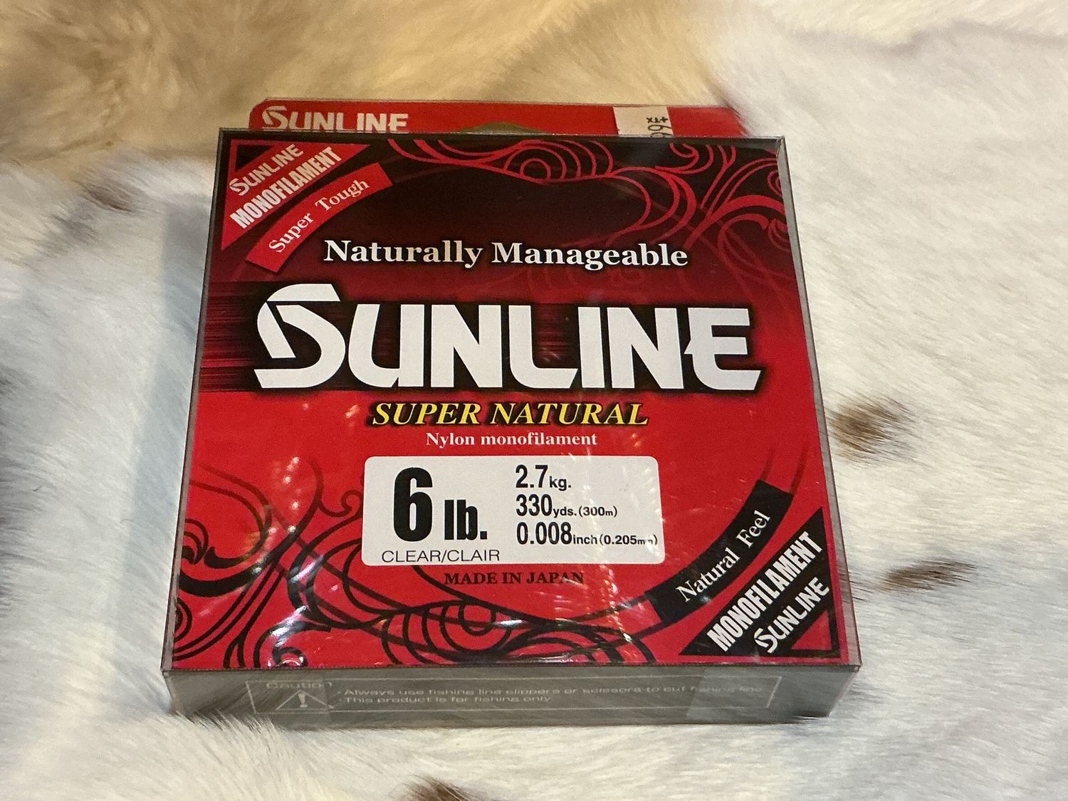 Sunline Monofilament- Super Tough Super Natural, Size: 6lb/330yds
