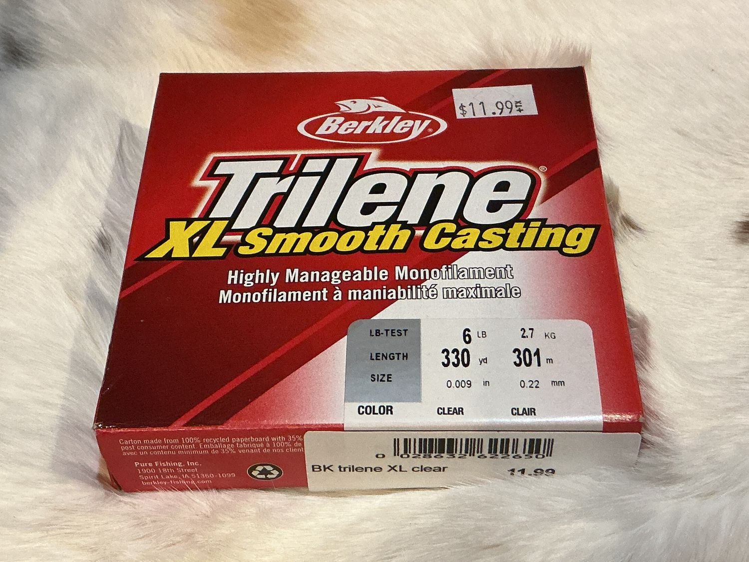 Trilene XL Smooth Casting, Size: 6lb/330yds