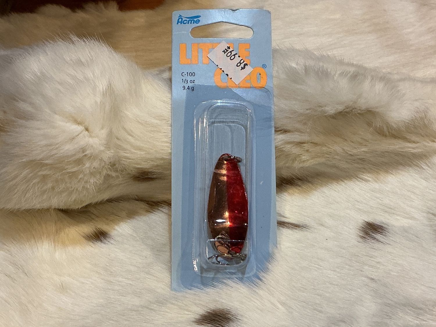 Acme Little Cleo 1/3 oz, Colour: Copper/Red