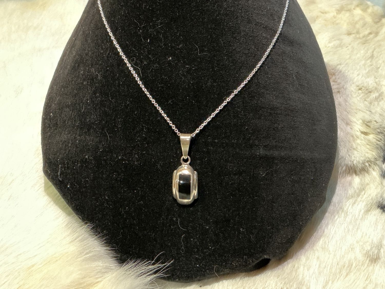 Carmel Assorted Silver Necklaces, Style: Black