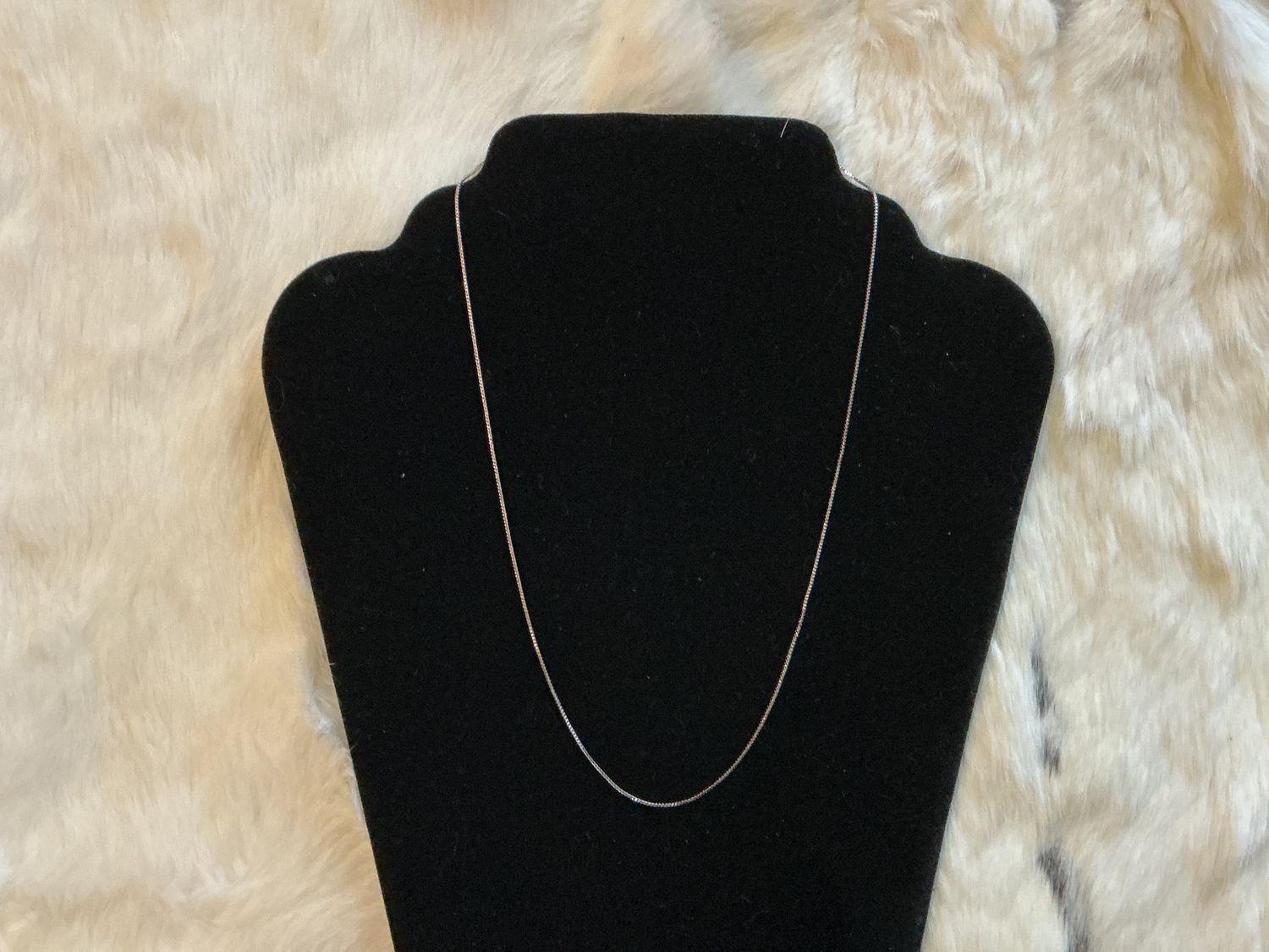 Sterling silver chain necklace