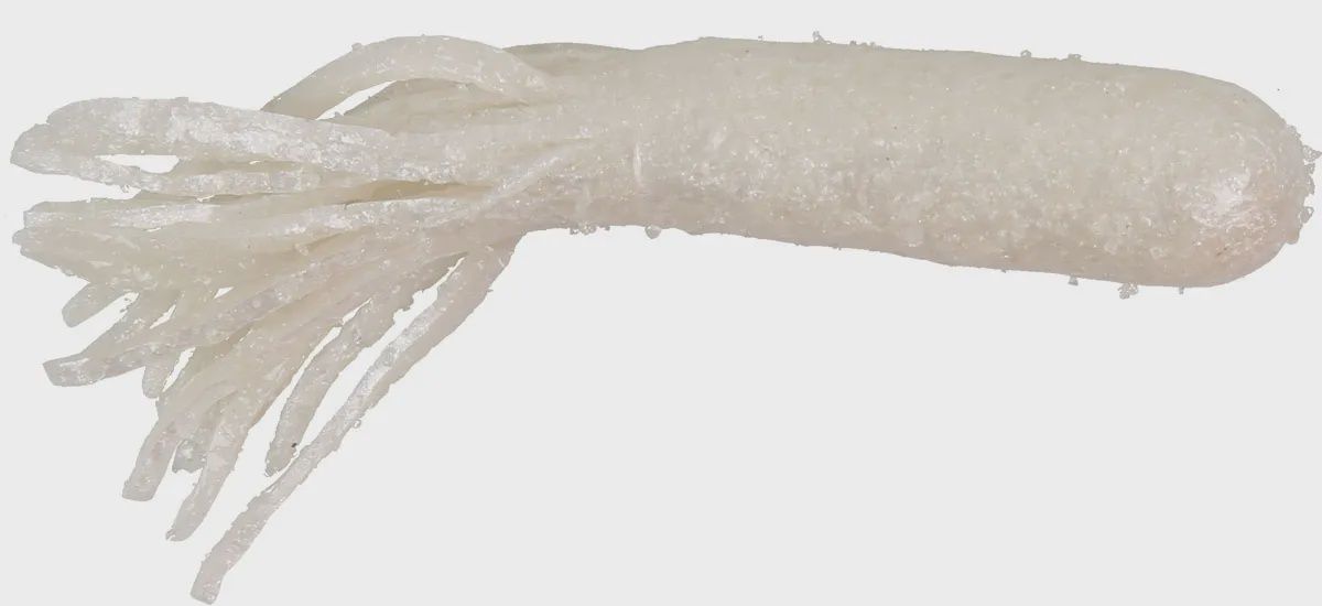 NXS Fishing SoftBait Death Tube 3.5”, Colour: White