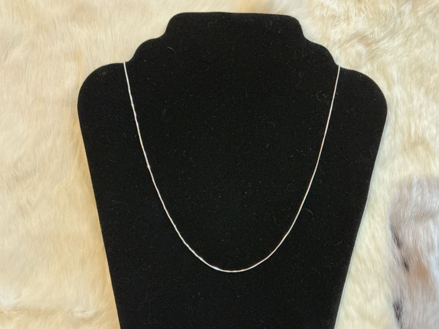 20 inch Sterling Silver Chain Necklace