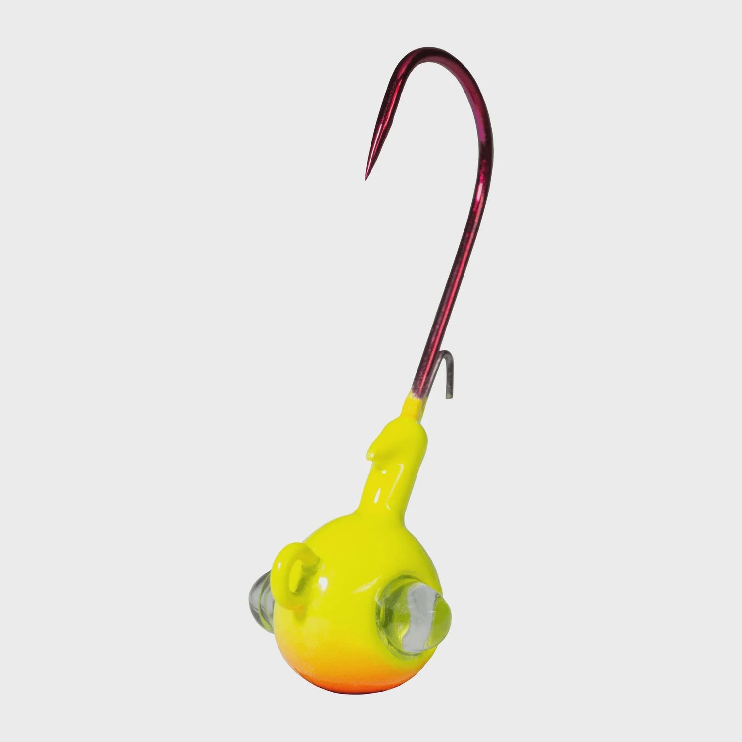 Rattlin’ Google Eye Jigs, Size: 3/8 oz, Style: Chartreuse/Orange