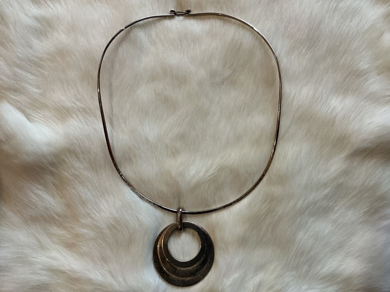 Sterling silver assorted choker necklace