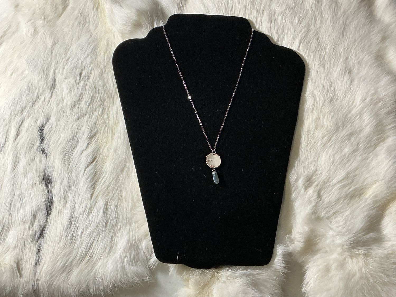 Steorra Sterling Silver Labradorite Necklace