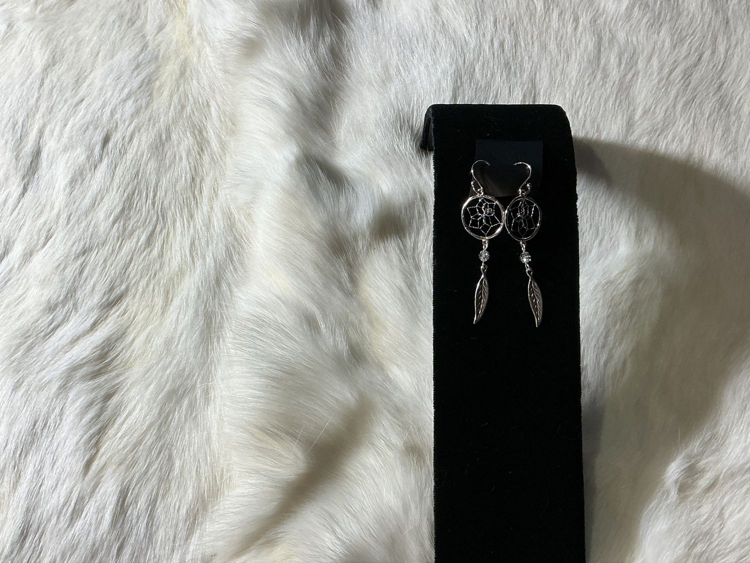 Sterling Silver Dreamcatcher Earrings