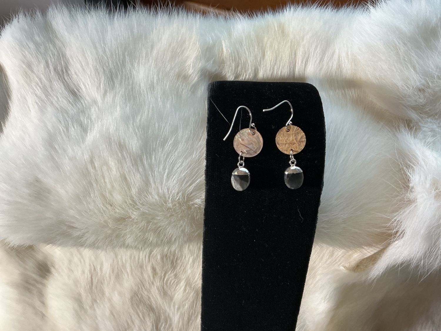 Steorra Sterling Silver Amythest Birchbark Necklace