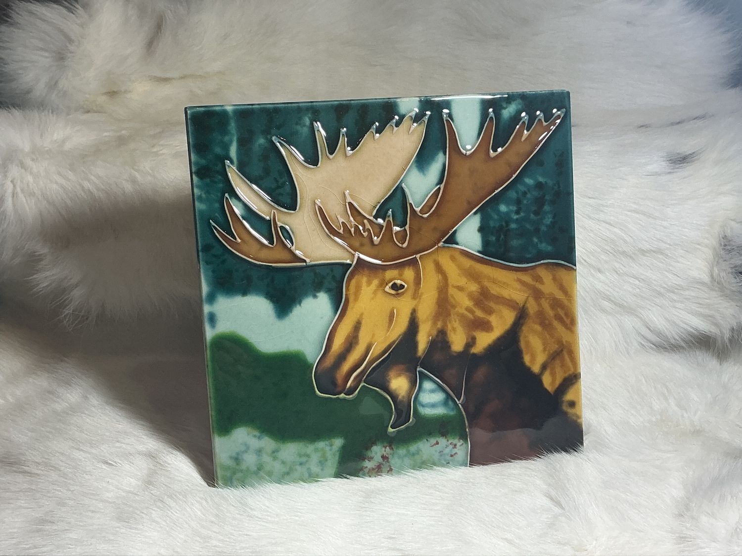Trivet moose 6”X6”