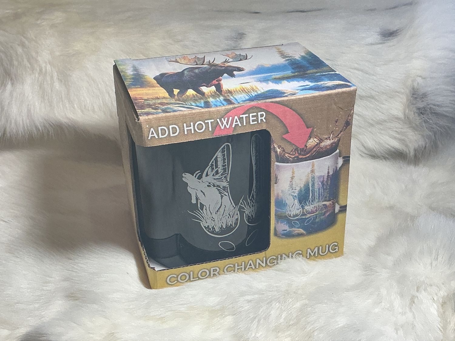 Colour changing Mug Moose