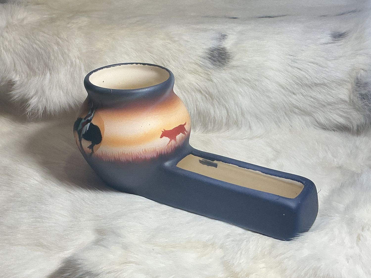 Cedar Mesa Pottery 71/2x31/2 desk caddy