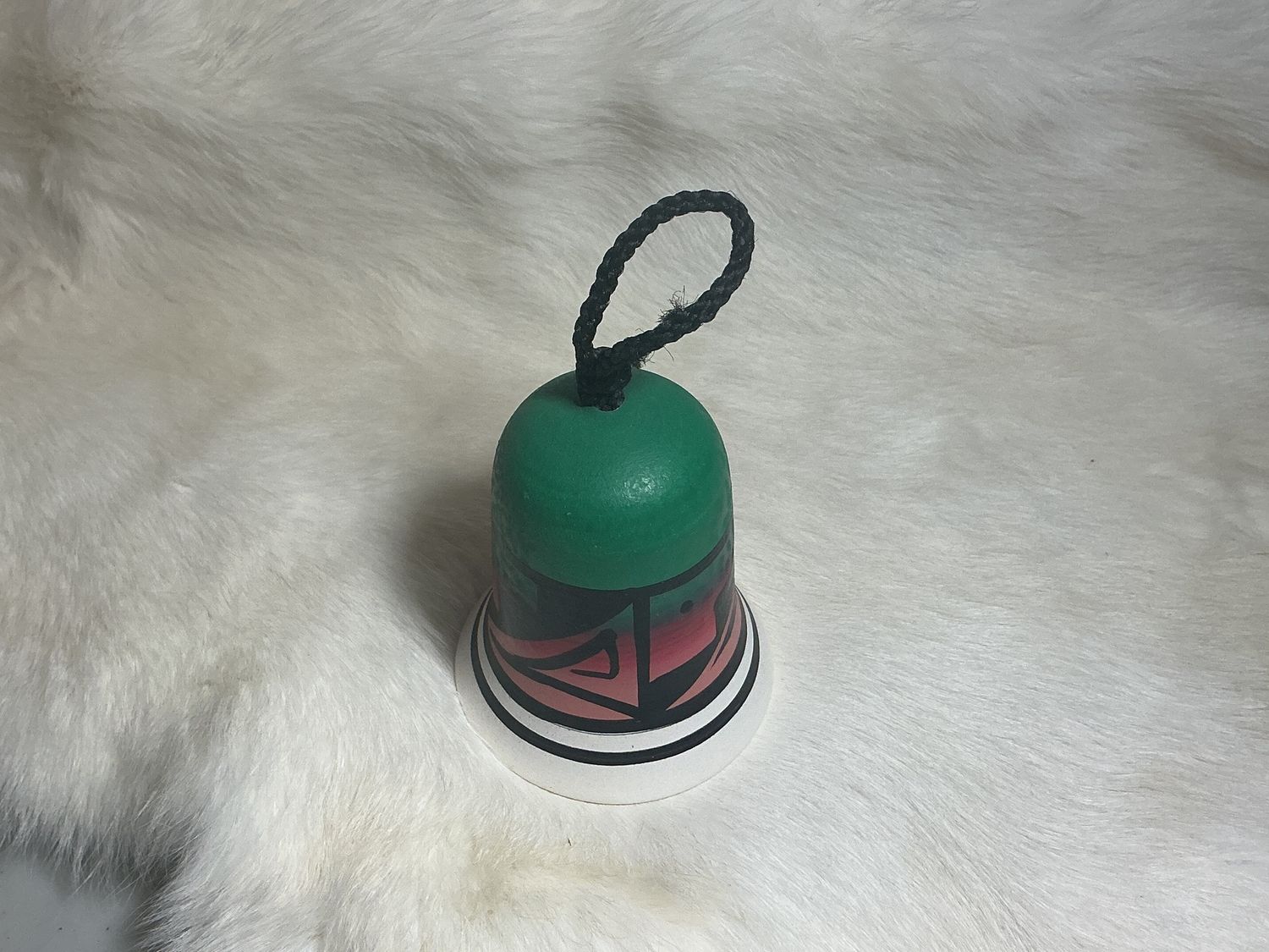 Cedar Mesa Pottery Indian bell green gradient