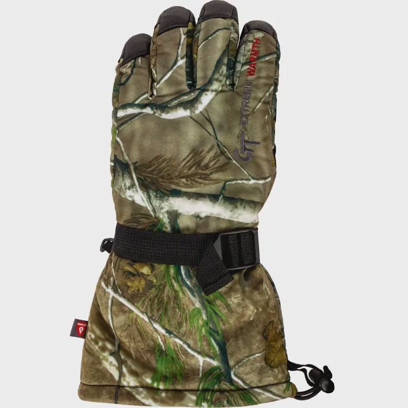 GT Extreme Warmth Camo Glove- Genuine Deerskin
