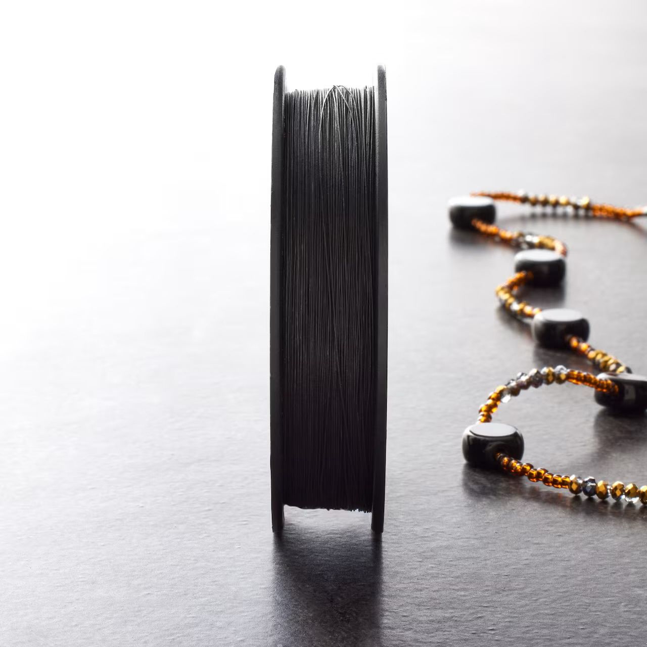 Wildfire Thermally Bonded Weaving Thread, Colour: Black