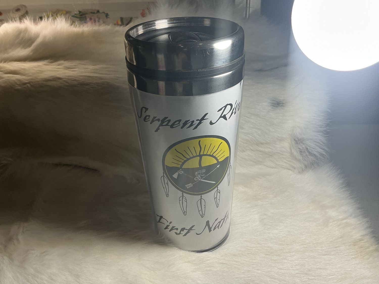 Serpent River First Nation Logo Travel Mug