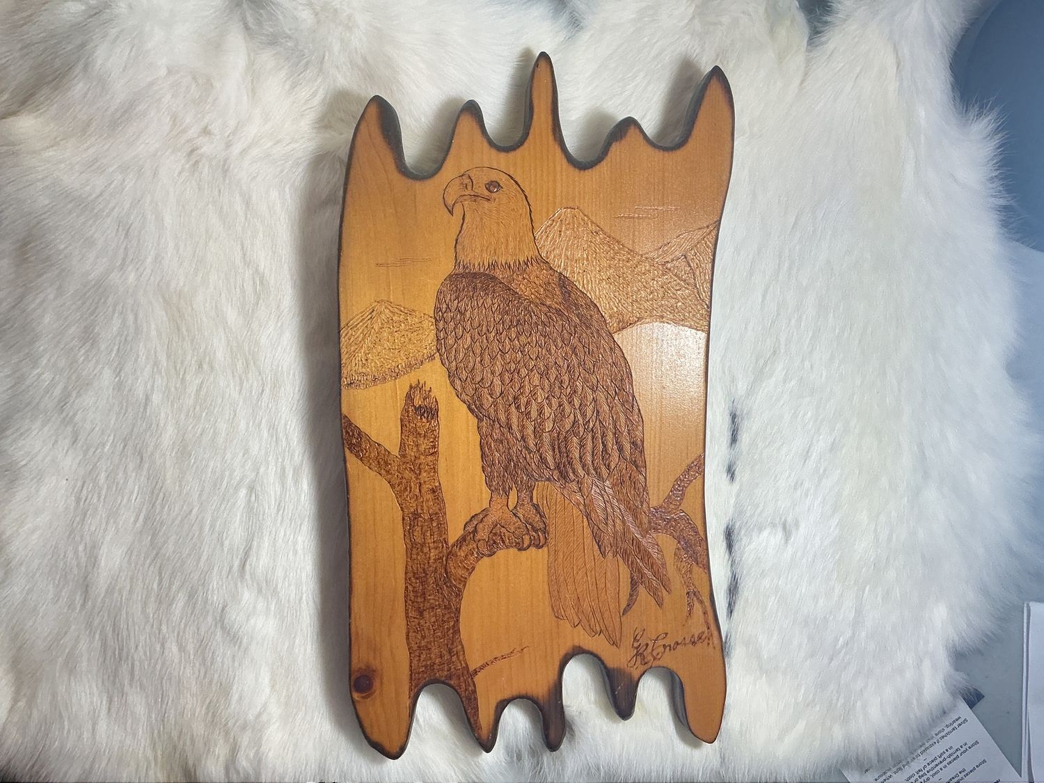 Gary Enosse Wood Burning - The Spot (Eagle)