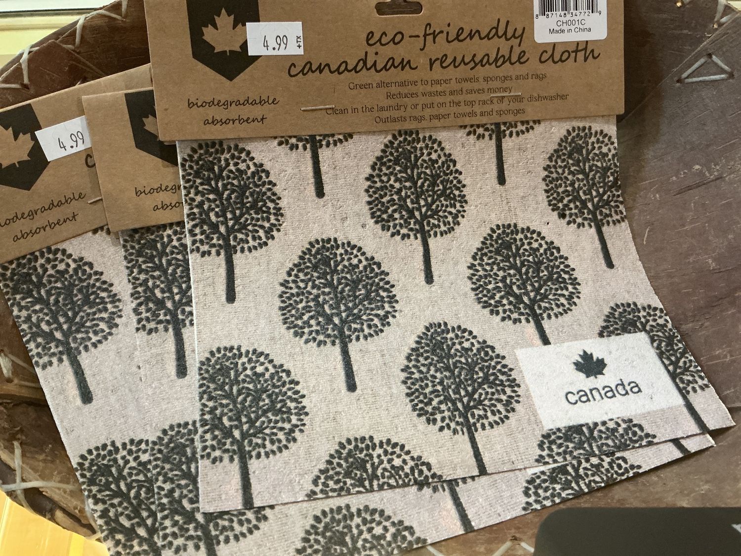 Eco-friendly Canadian Reusable Cloth
