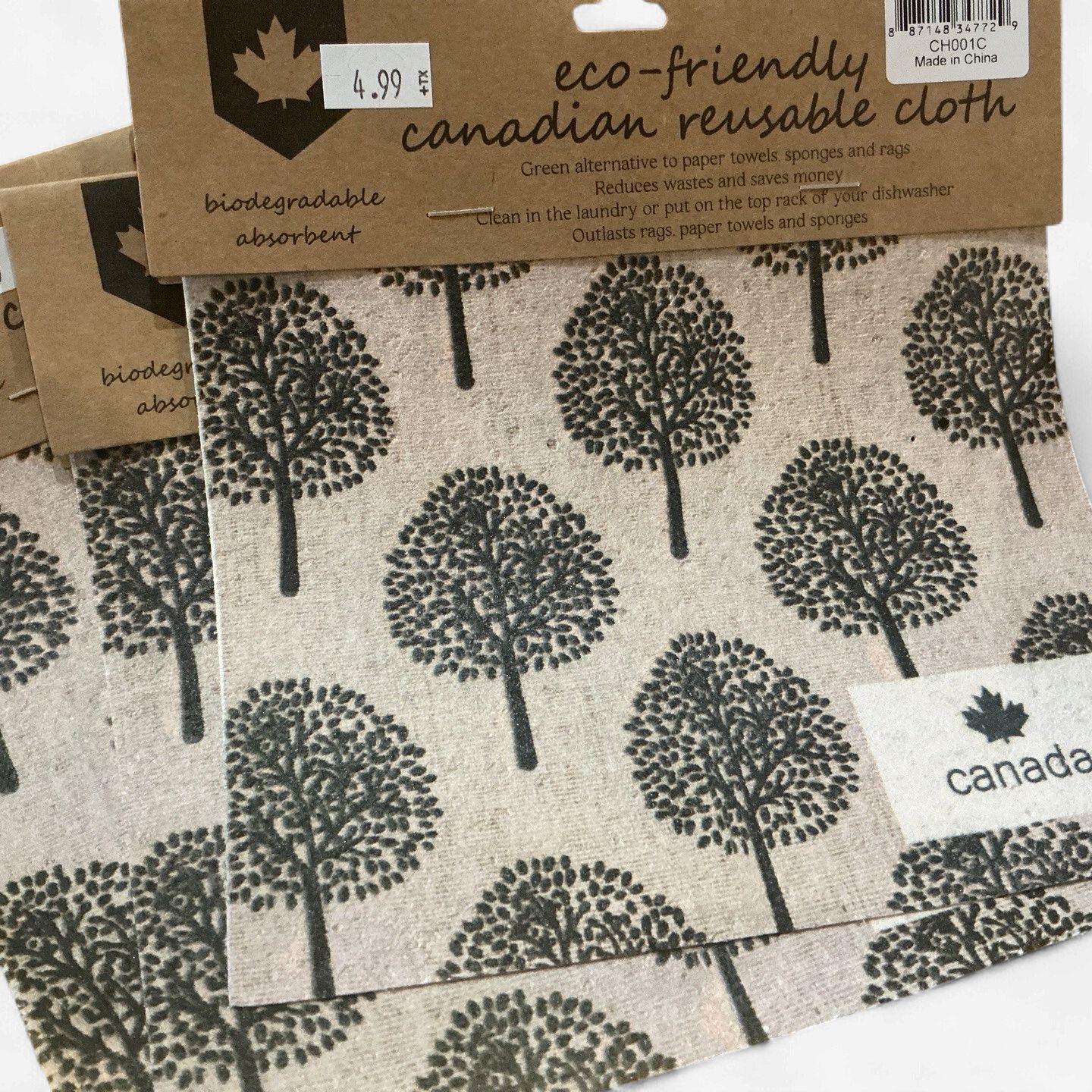 Eco-friendly Canadian Reusable Cloth