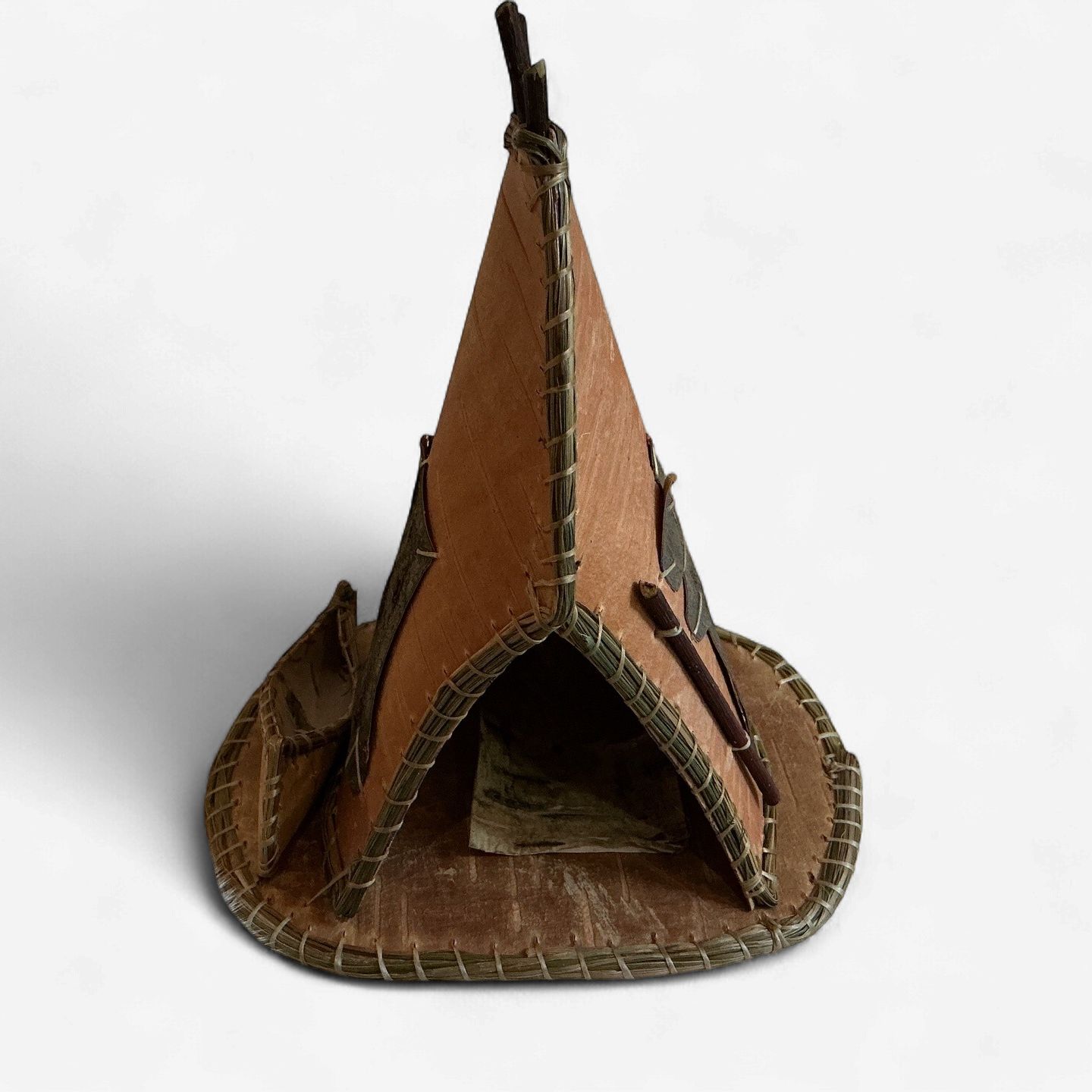 Birch Bark Tipi Display Piece