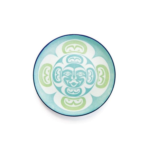 Porcelain Art Plate 5.7” Round, Style: Moon- Simone Diamond