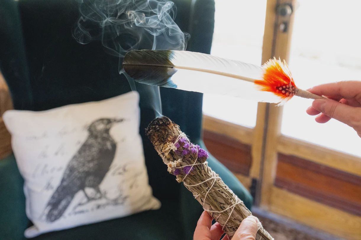 Smudging Feather