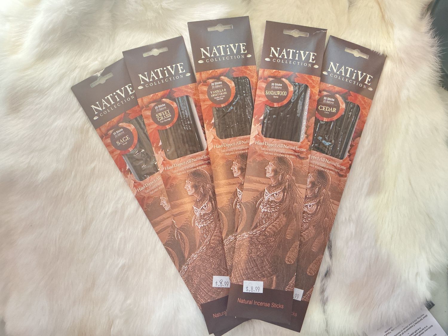 Native Collection Hand Dipped Natural Incense Sticks 20pc