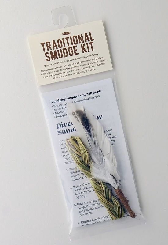 Traditional Smudge Kit, Product: Sweetgrass