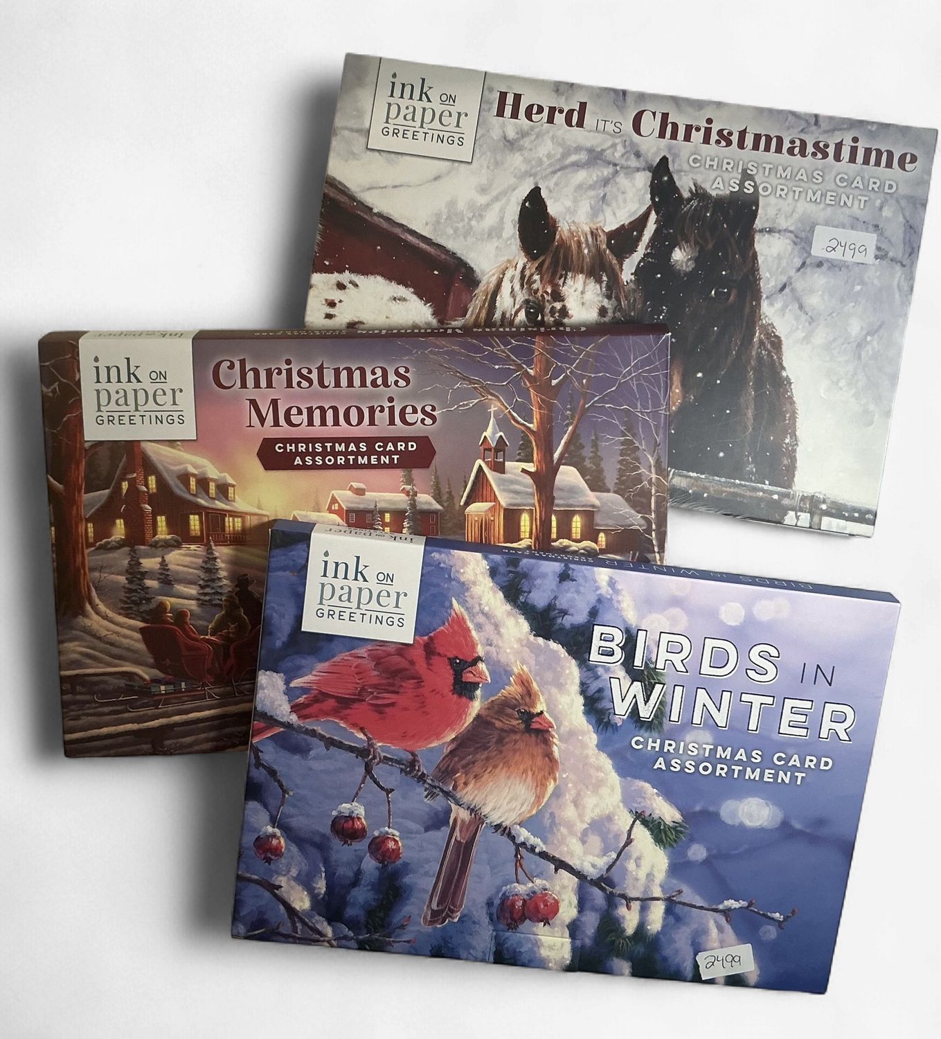 Ink On Paper Greetings Christmas Card Assortment