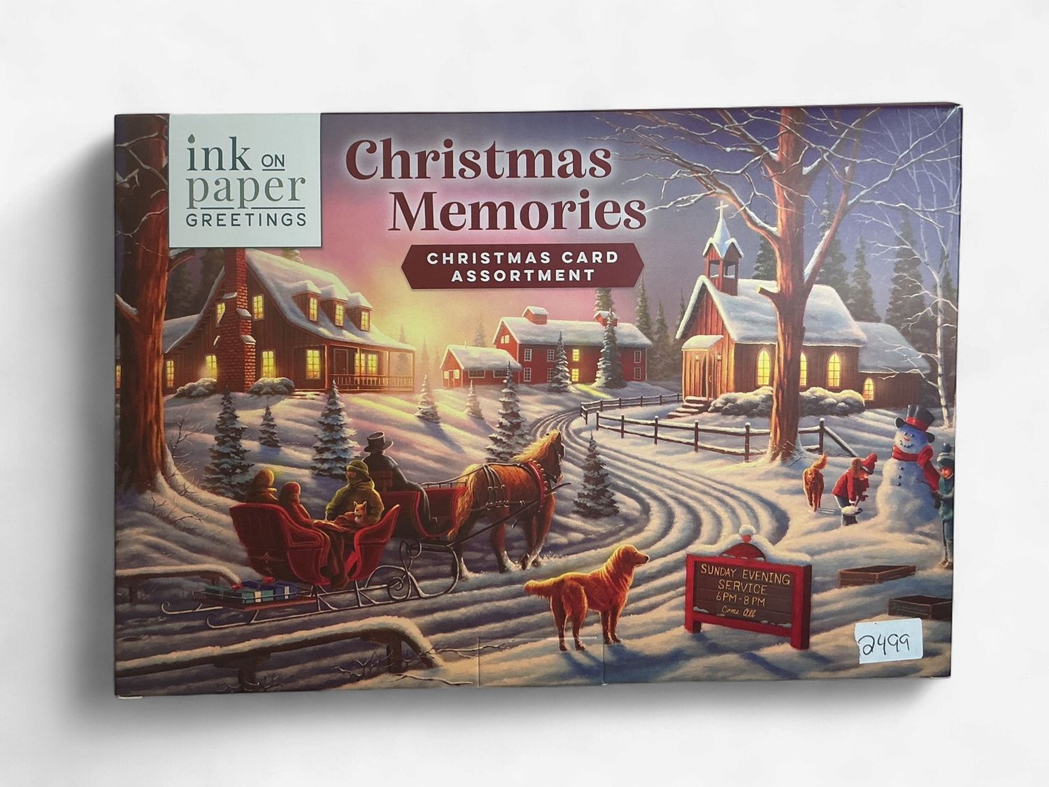 Ink On Paper Greetings Christmas Card Assortment, Style: Christmas Memories