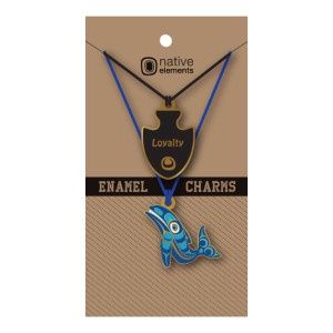 Native Northwest Enamel Charms - Whale