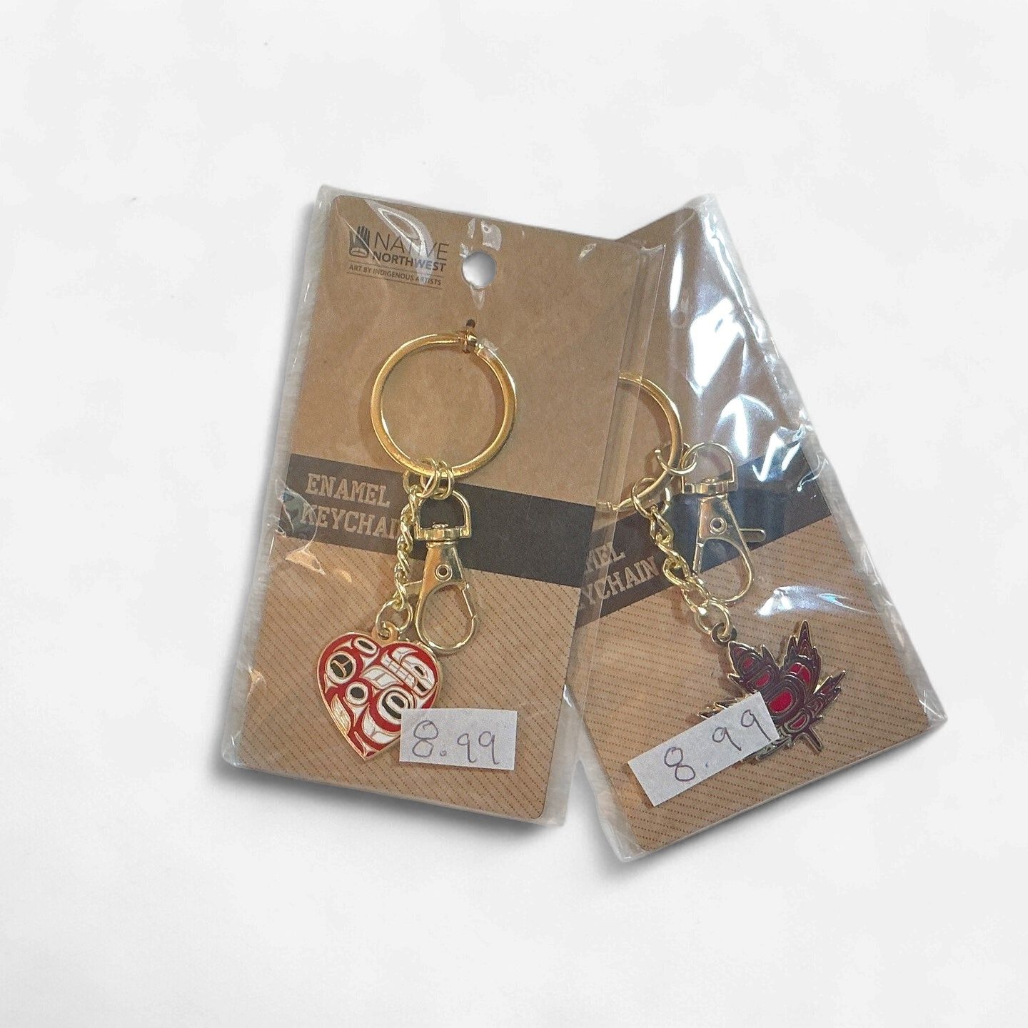Native Northwest Enamel Keychain