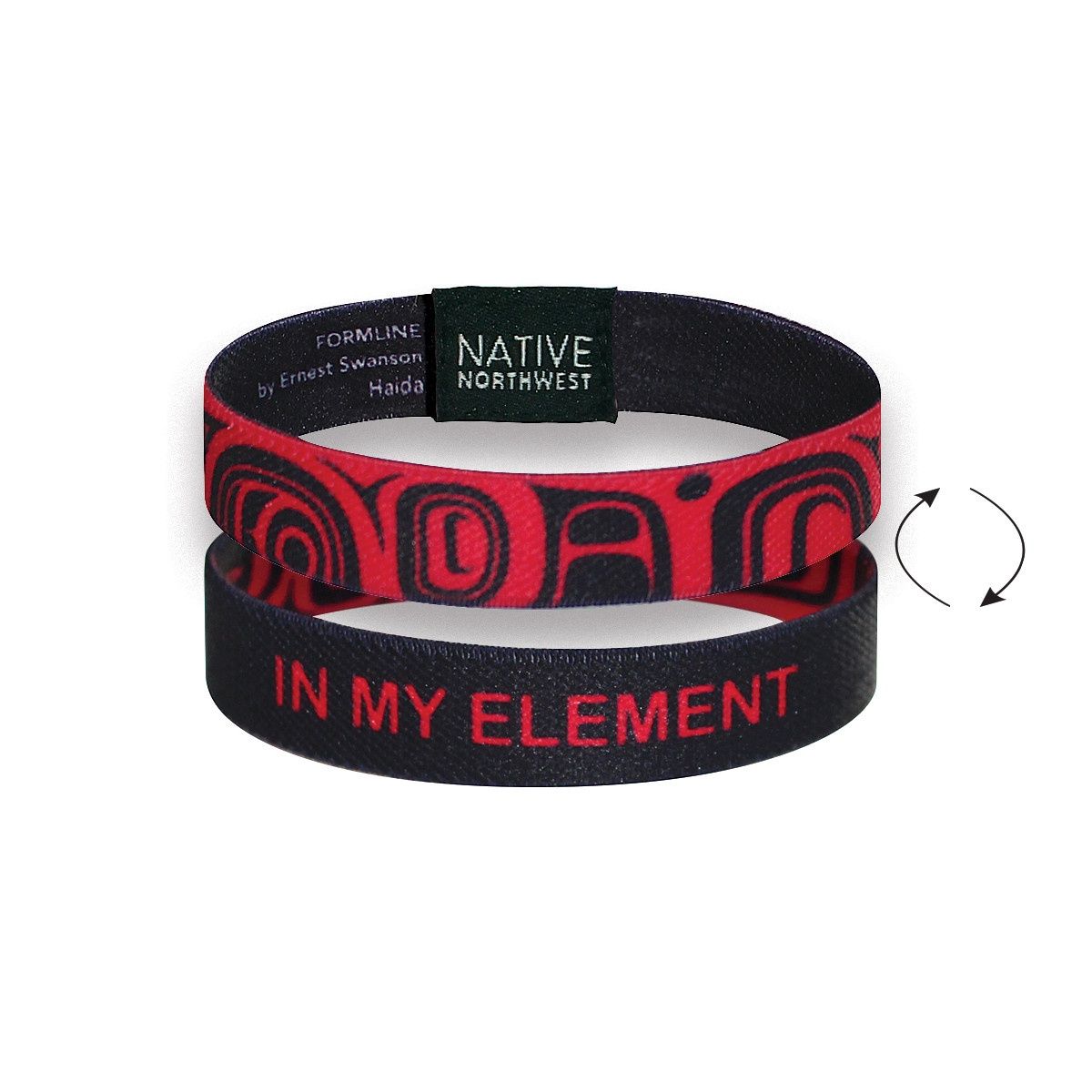 Native Northwest Inspirational Wristbands, Size: Small, Style: In my Element