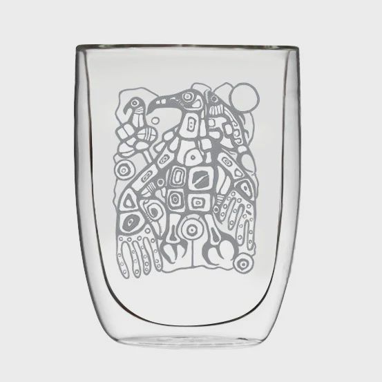OSCARDO Artists Double-Wall Glass Mug 300ml