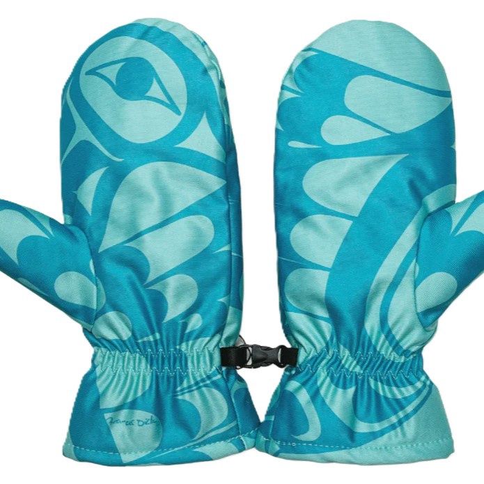 Oscardo Mitts, Size: Small, Style: Hummingbird- Francis Dick