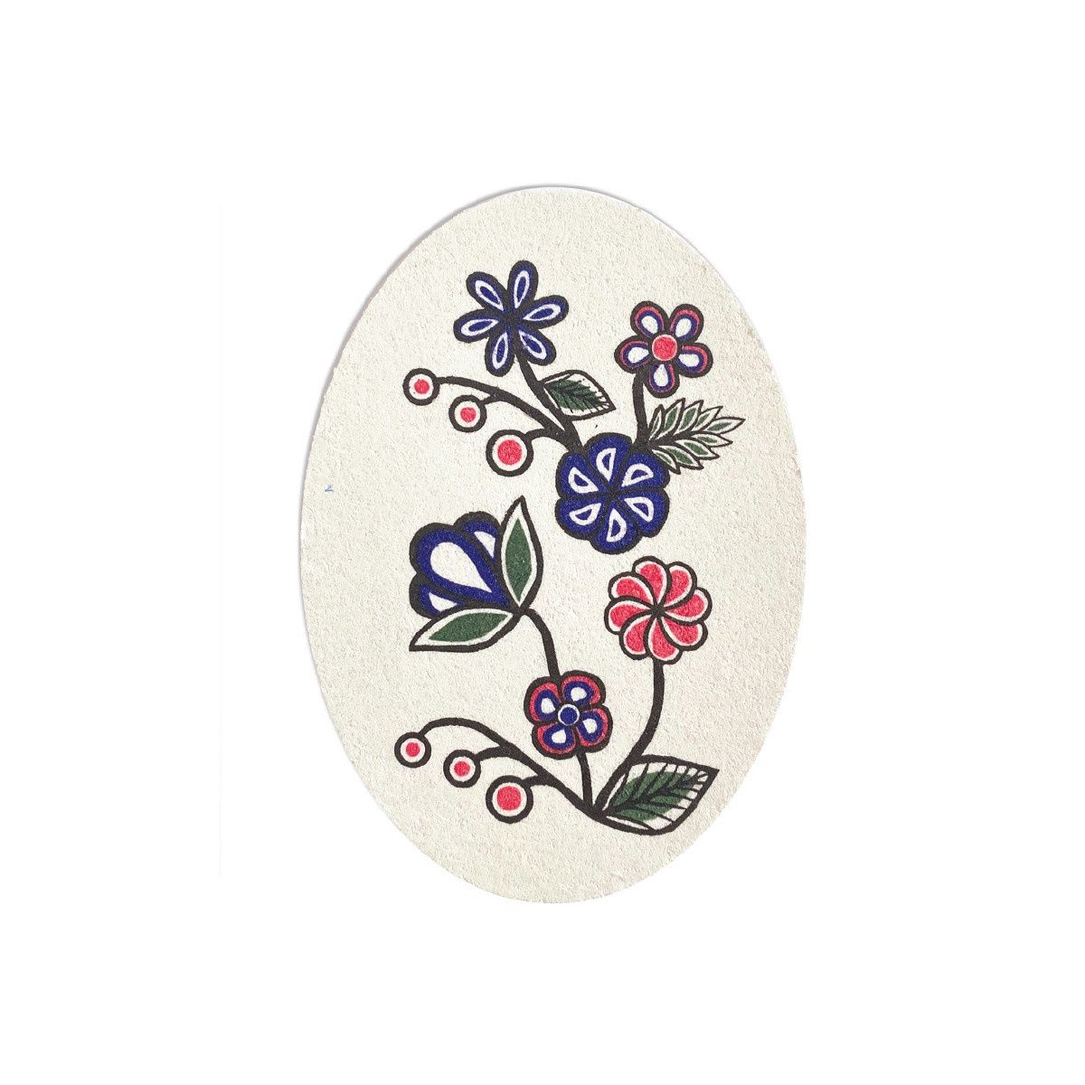 Native Northwest Eco Sponges, Design: Ojibwe Florals