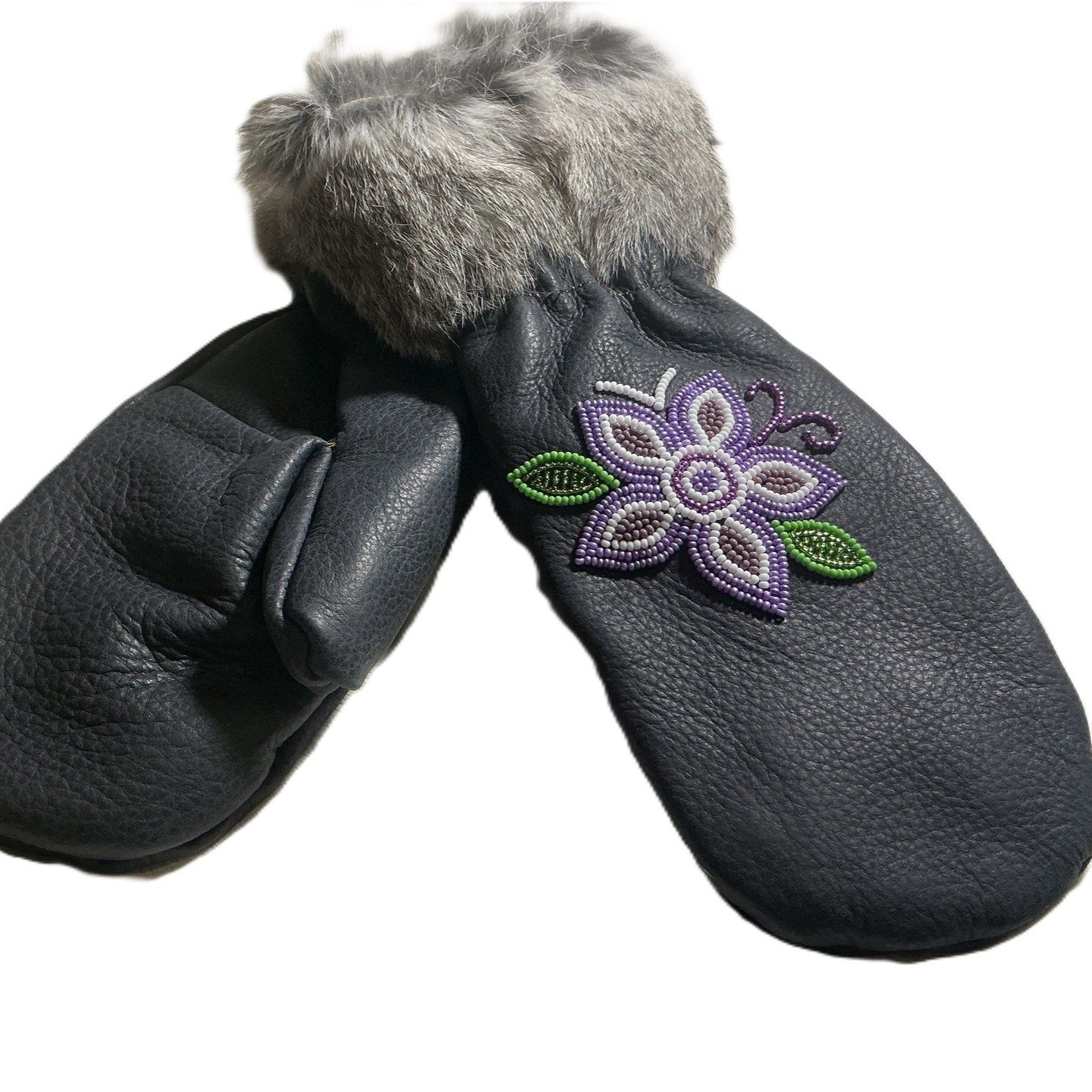 Beaded Mitts by Jessica Green