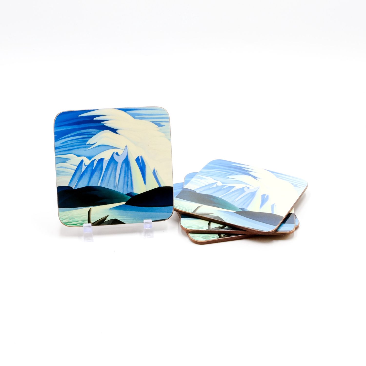 Oscardo Hard Coasters Cork Back- Set of 4