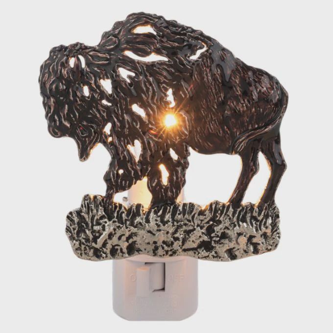 Bison Lights in the Night- Night Light