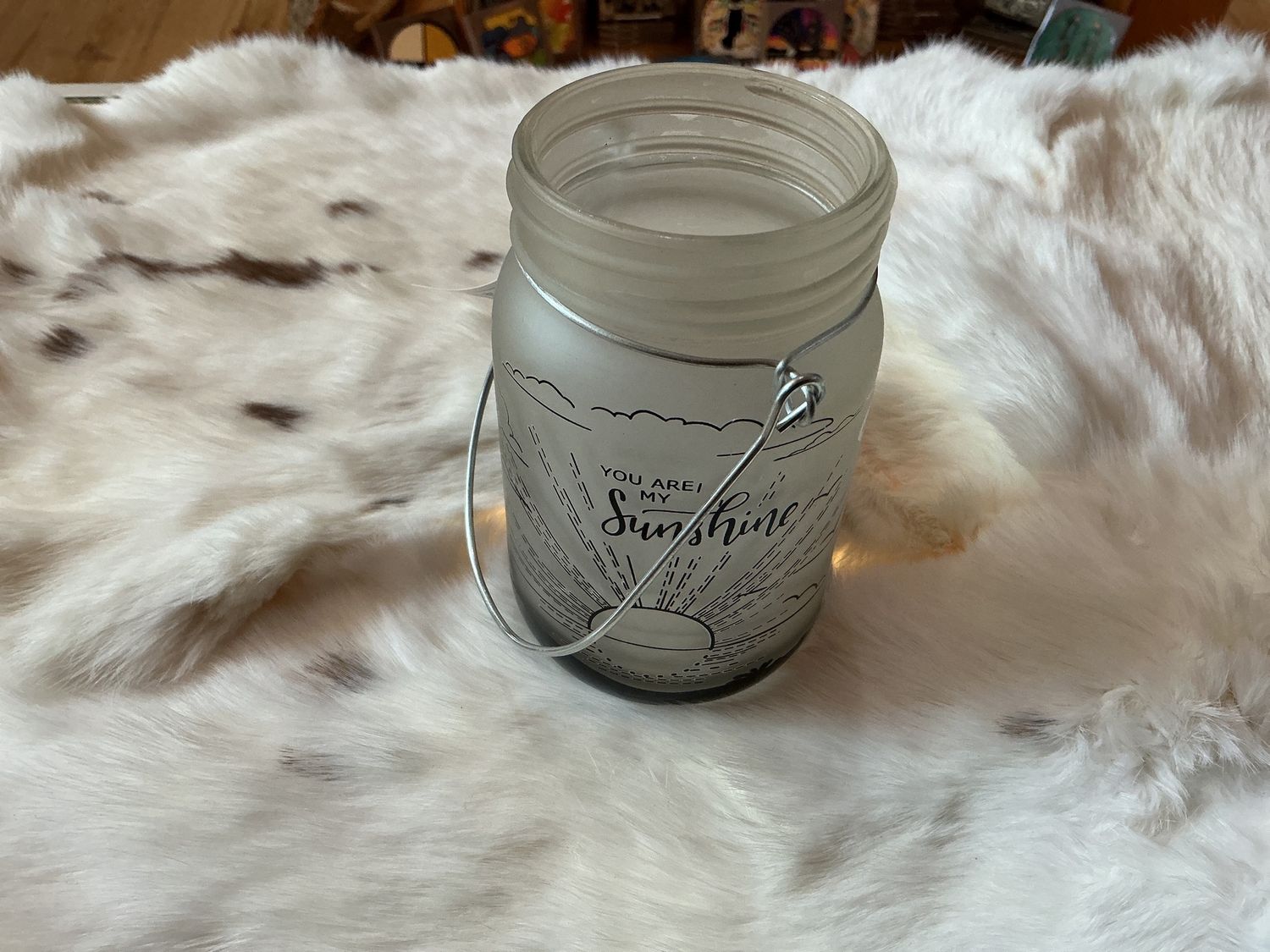 Tea Light Jar, Style: You Are My Sunshine