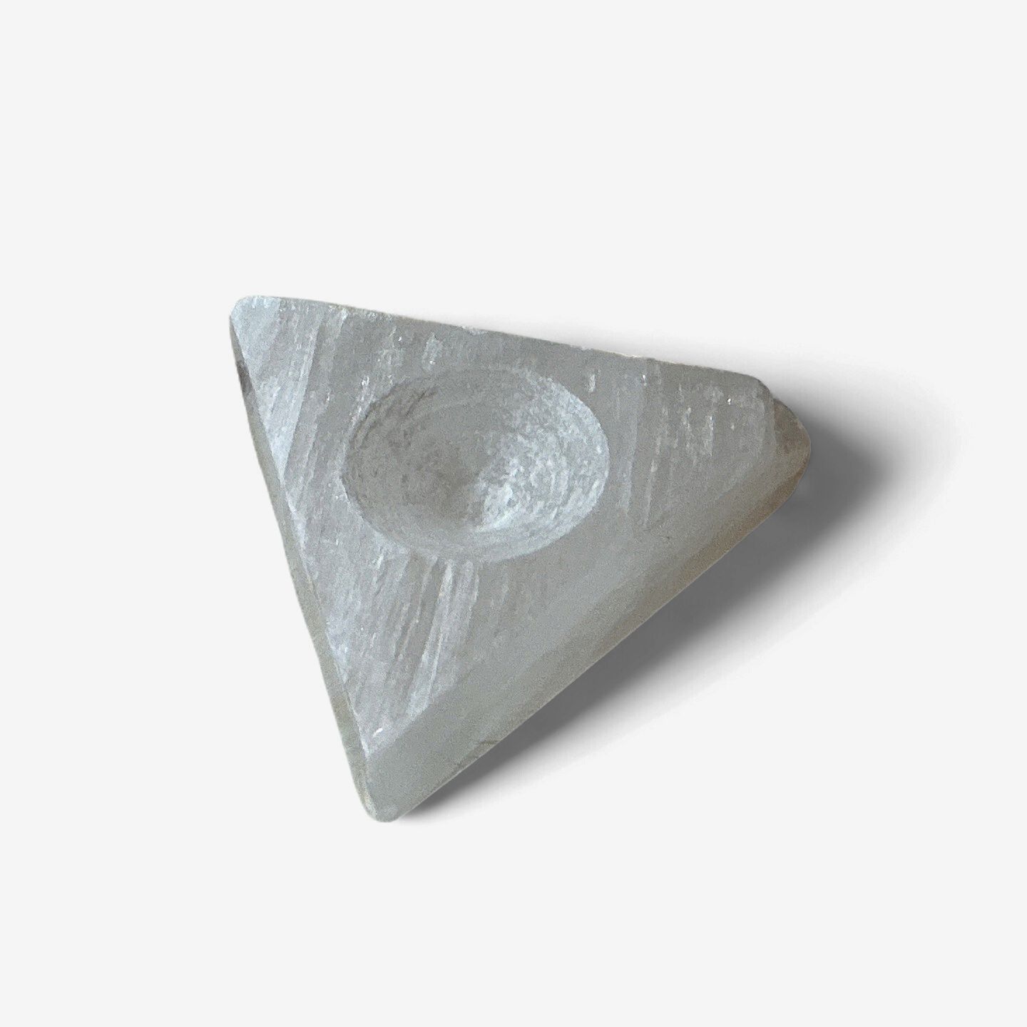 Selenite Candle Holder