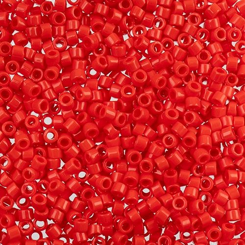 Assorted Delica Beads 11/0 RD, Color: Red