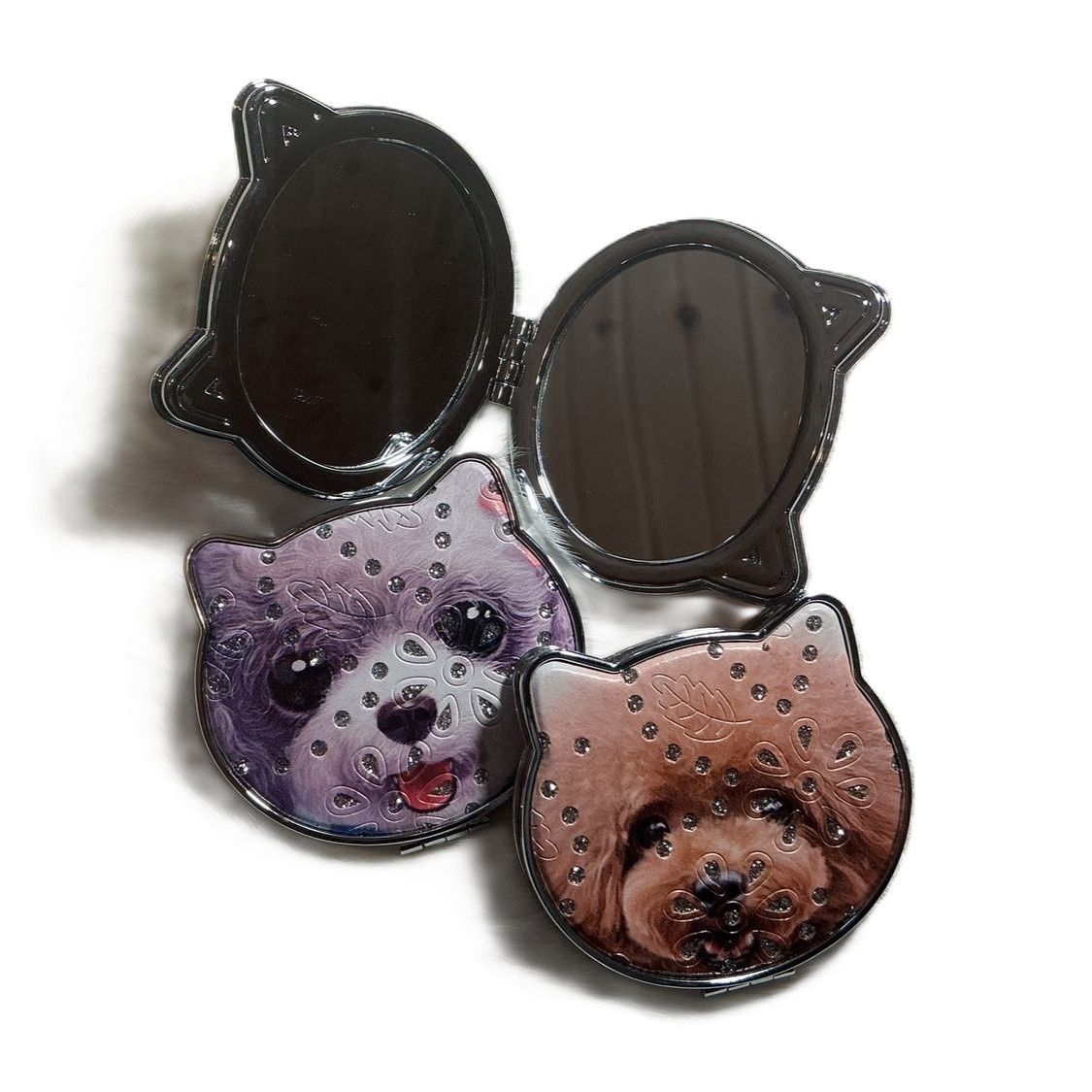 Compact Mirror Assorted Animal Head
