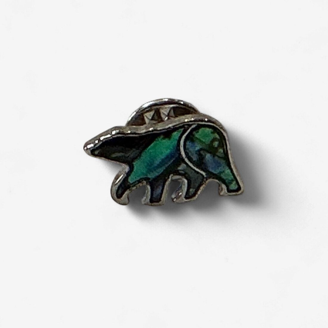 Bear Abalone Shell Pin