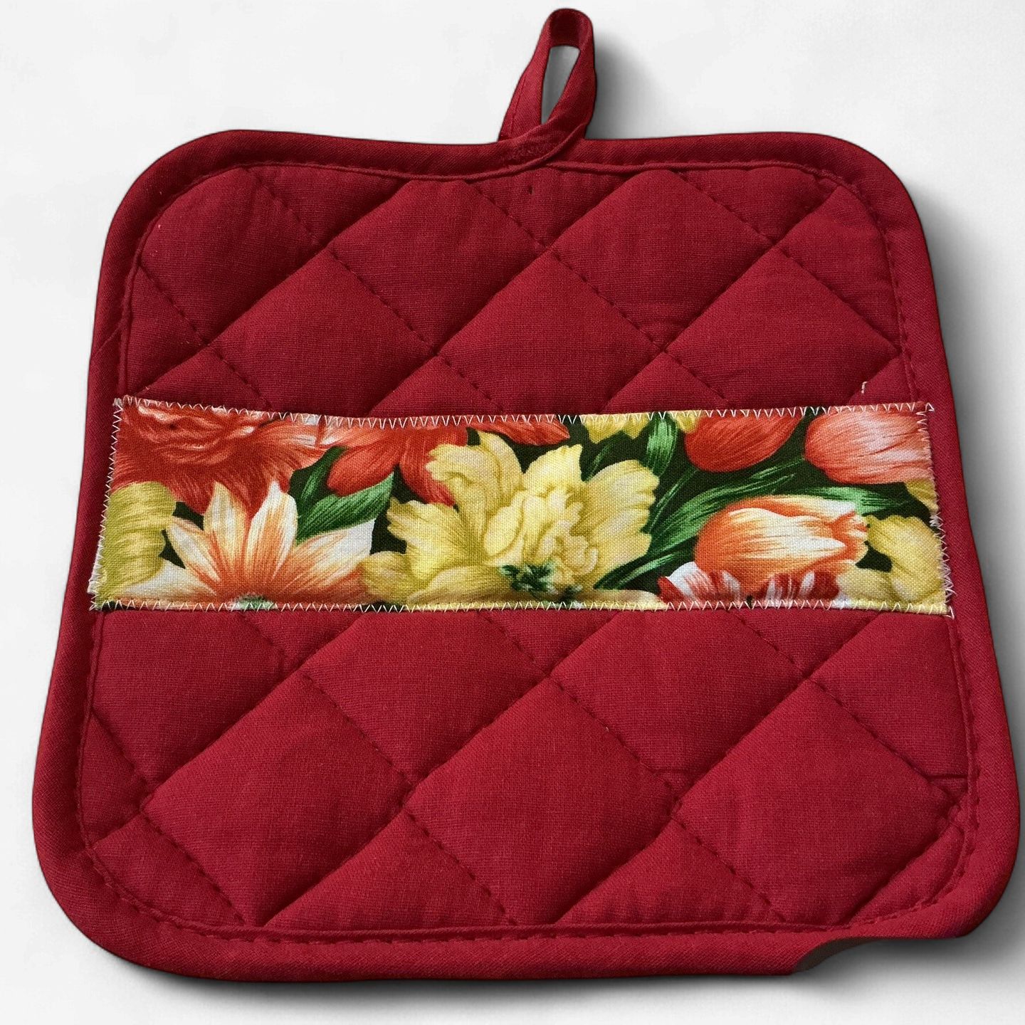 Pot Holder, Style: Red