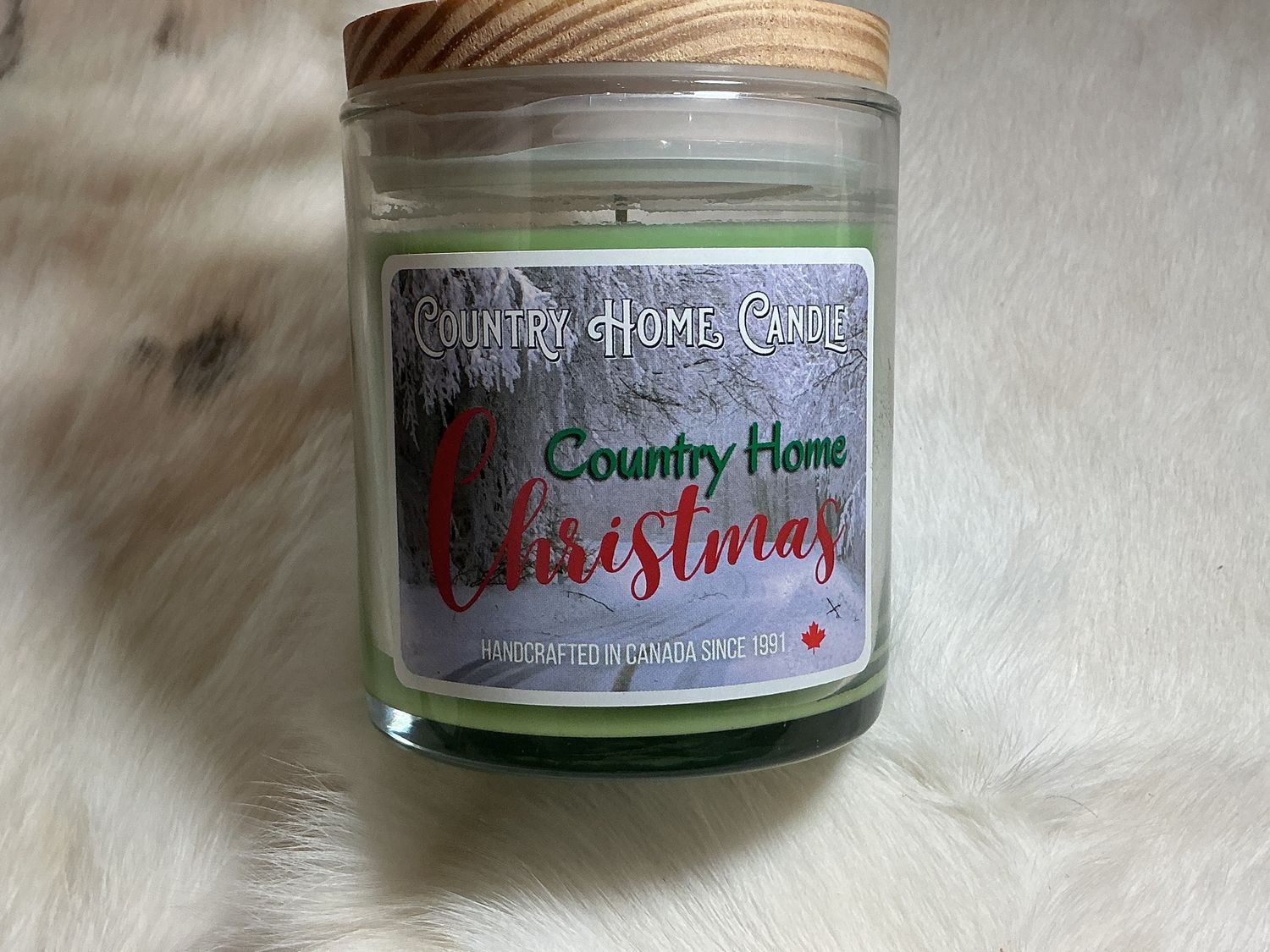 Country Home Candles 8oz, Scent: Country Home Christmas