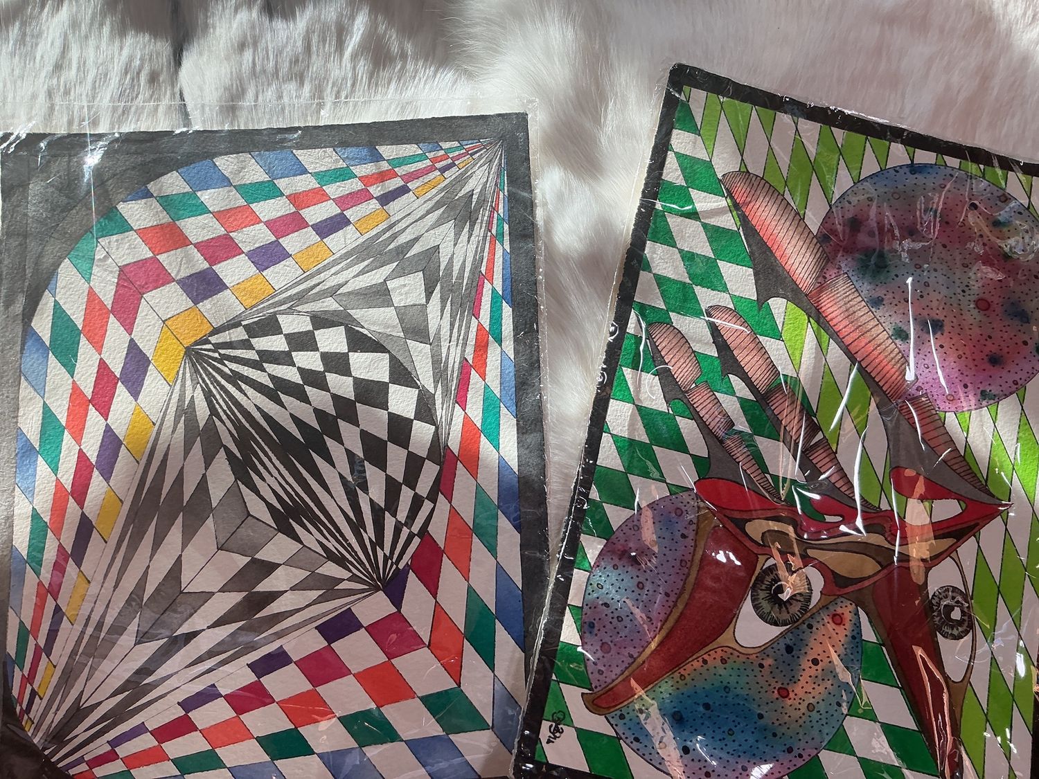 Eugene Lefrancois Watercolour Paintings