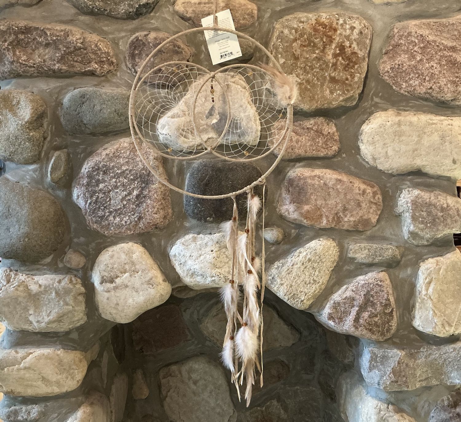 Double Dream Catcher- Dusty White