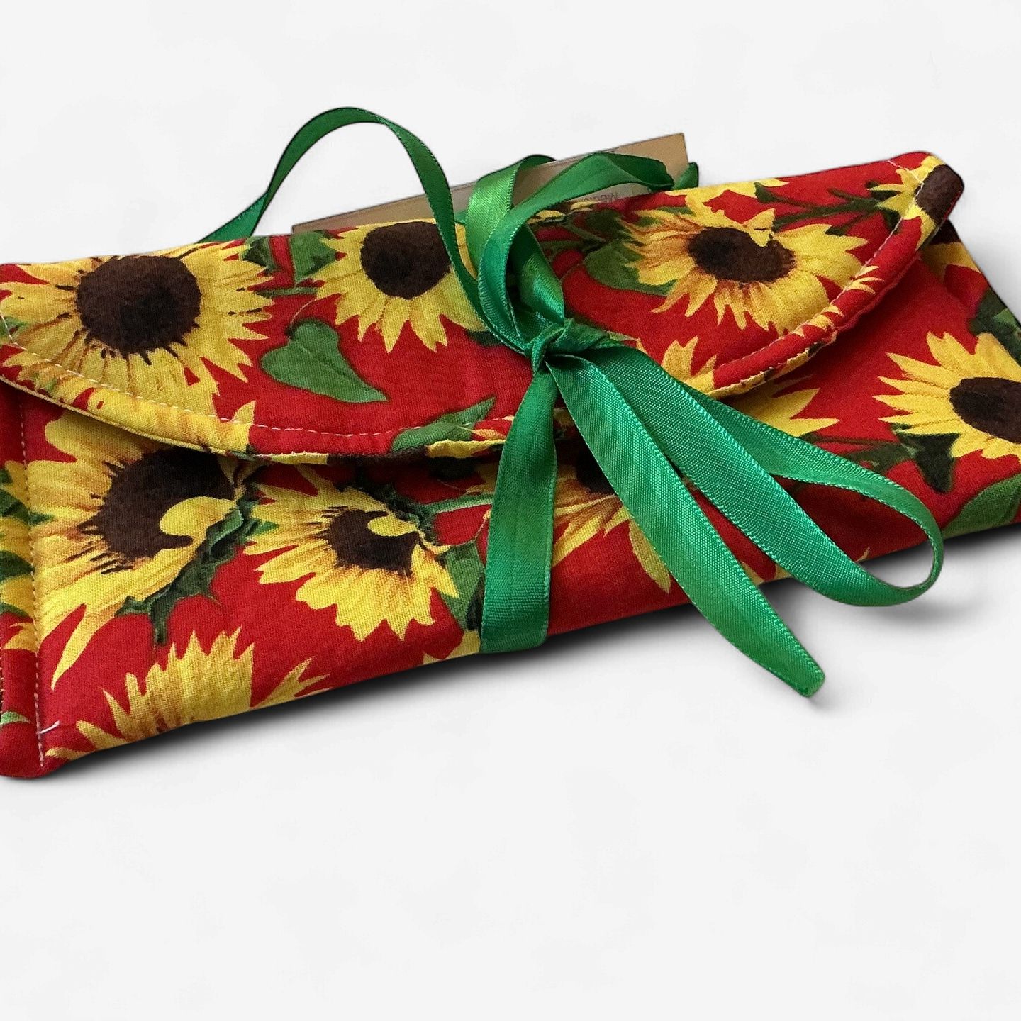 Medicine Cloth Pouches, Style: Red Sunflower