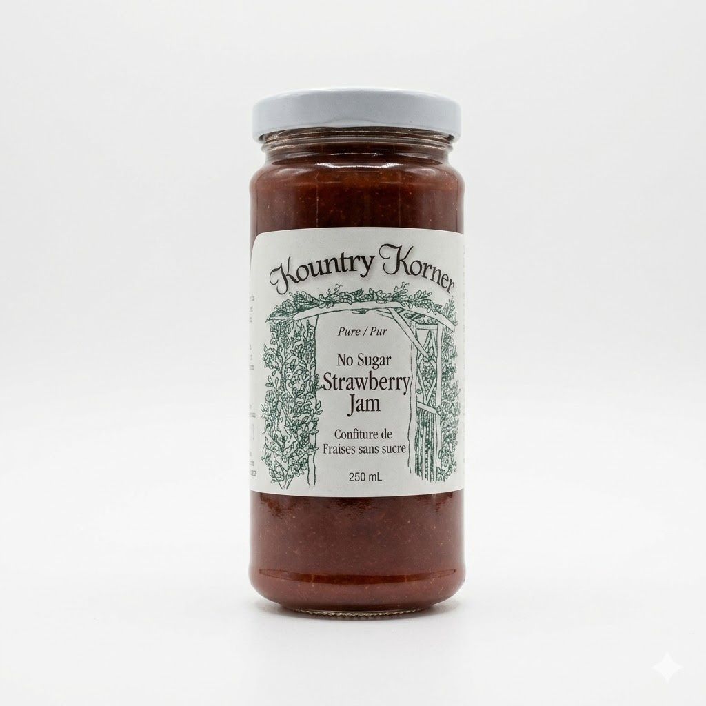 Kountry Korner Jams 250ml, Flavour: Strawberry