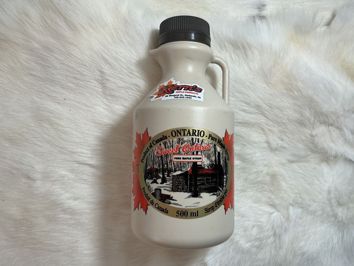 Kerns Maple Products Maple Syrup Jug, Size: 500ml